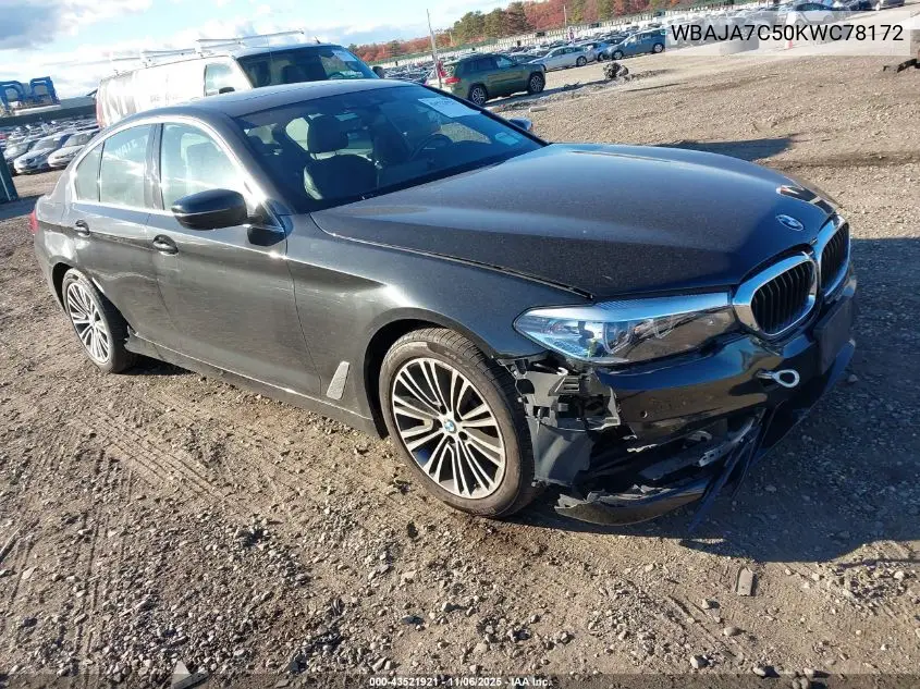 WBAJA7C50KWC78172 2019 BMW 530I xDrive