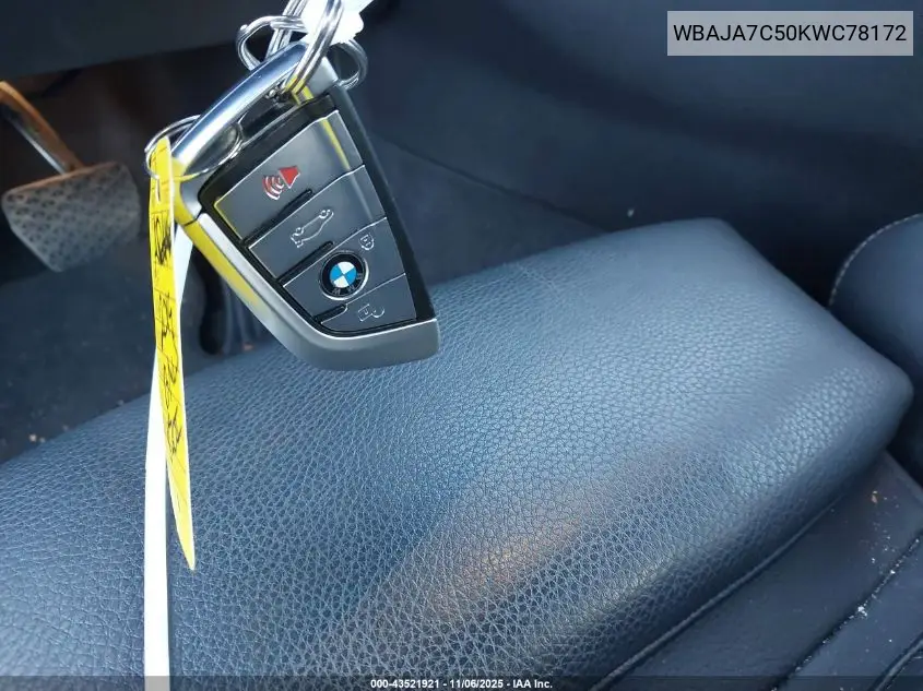 WBAJA7C50KWC78172 2019 BMW 530I xDrive