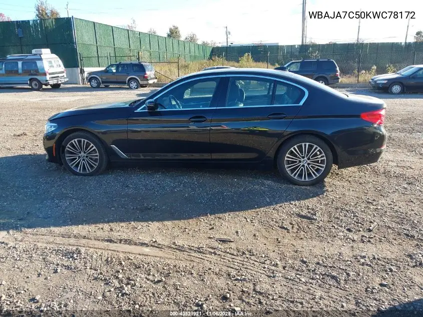 WBAJA7C50KWC78172 2019 BMW 530I xDrive