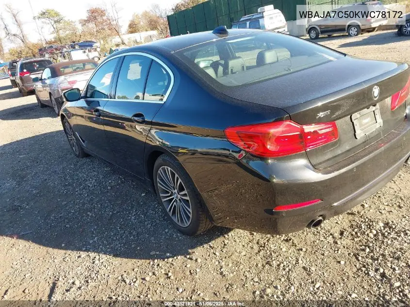 WBAJA7C50KWC78172 2019 BMW 530I xDrive