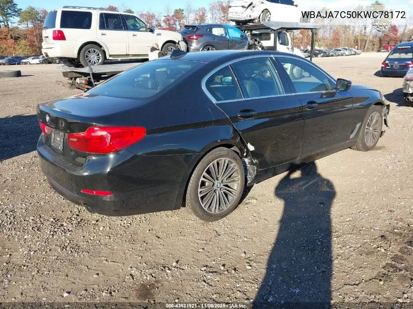 WBAJA7C50KWC78172 2019 BMW 530I xDrive