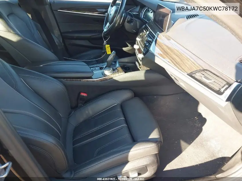 WBAJA7C50KWC78172 2019 BMW 530I xDrive