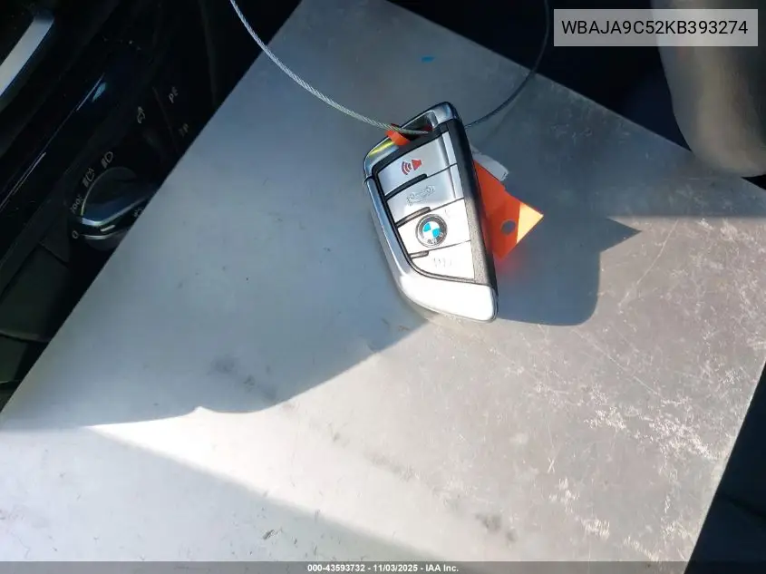 WBAJA9C52KB393274 2019 BMW 530E Iperformance