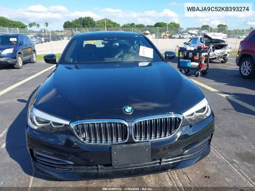 WBAJA9C52KB393274 2019 BMW 530E Iperformance