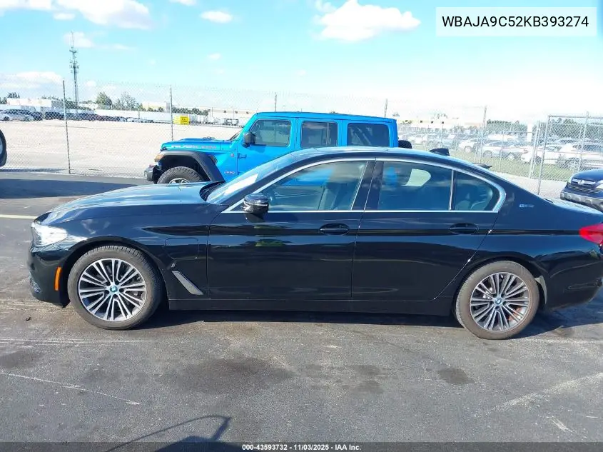 WBAJA9C52KB393274 2019 BMW 530E Iperformance