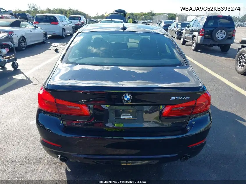WBAJA9C52KB393274 2019 BMW 530E Iperformance