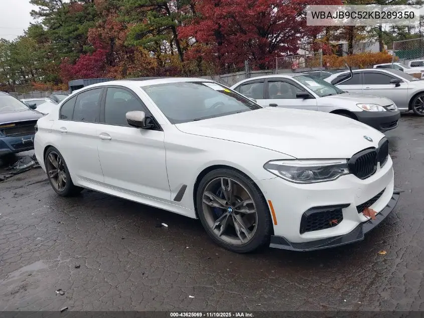 WBAJB9C52KB289350 2019 BMW M550I xDrive