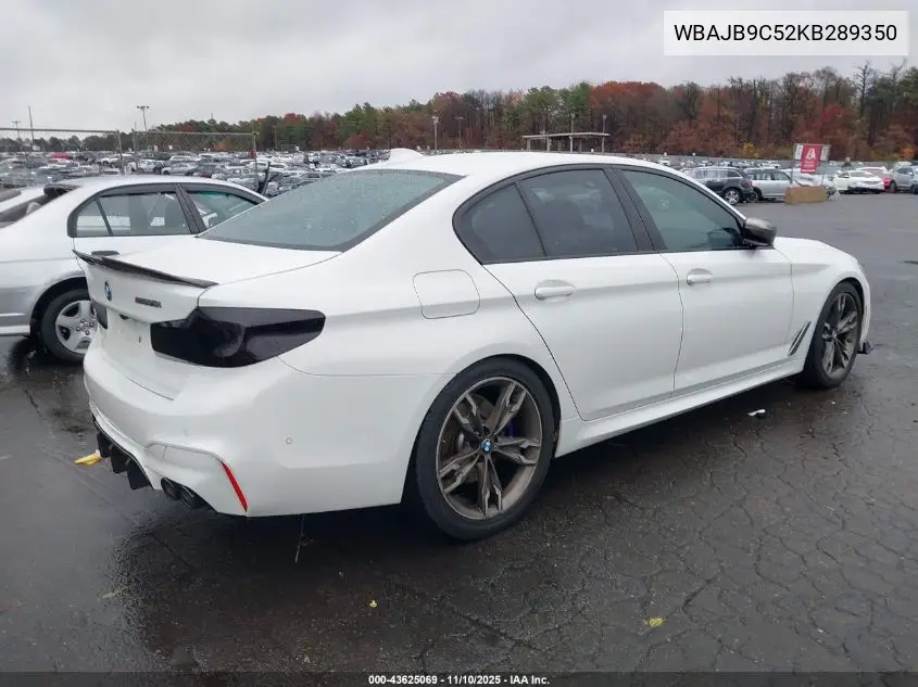 WBAJB9C52KB289350 2019 BMW M550I xDrive