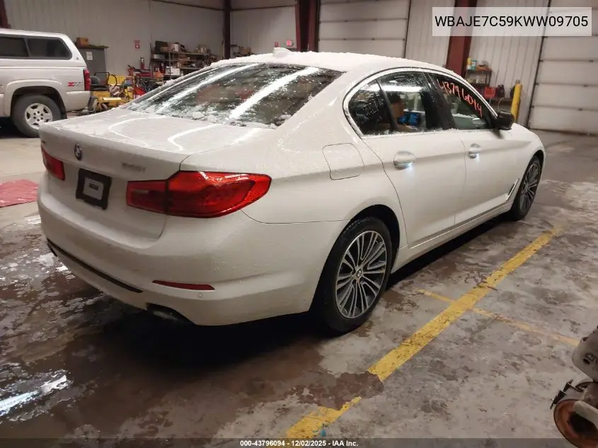 WBAJE7C59KWW09705 2019 BMW 540I xDrive