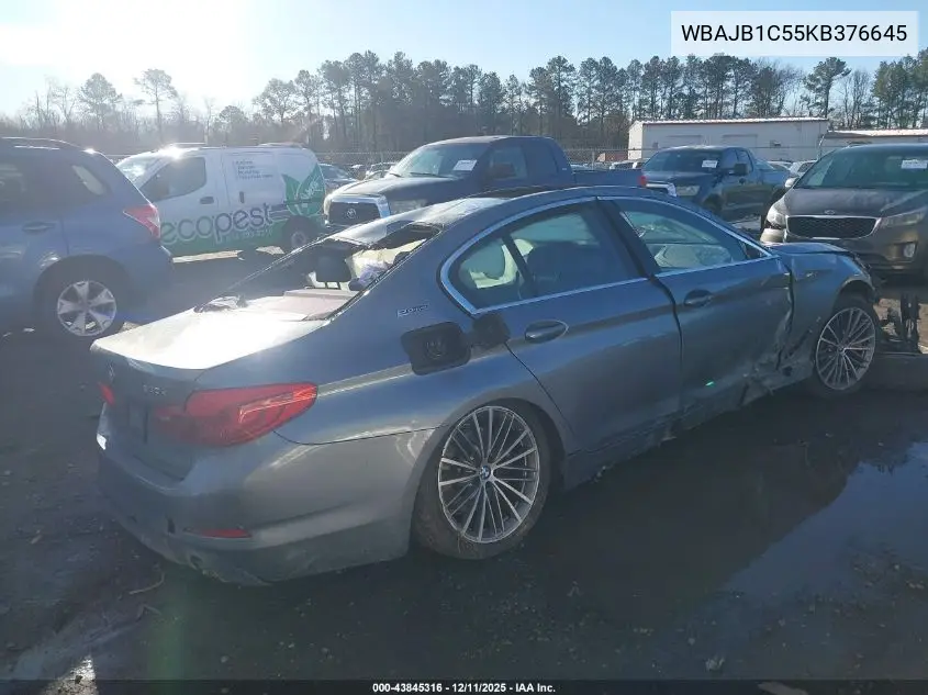 WBAJB1C55KB376645 2019 BMW 530E xDrive Iperformance