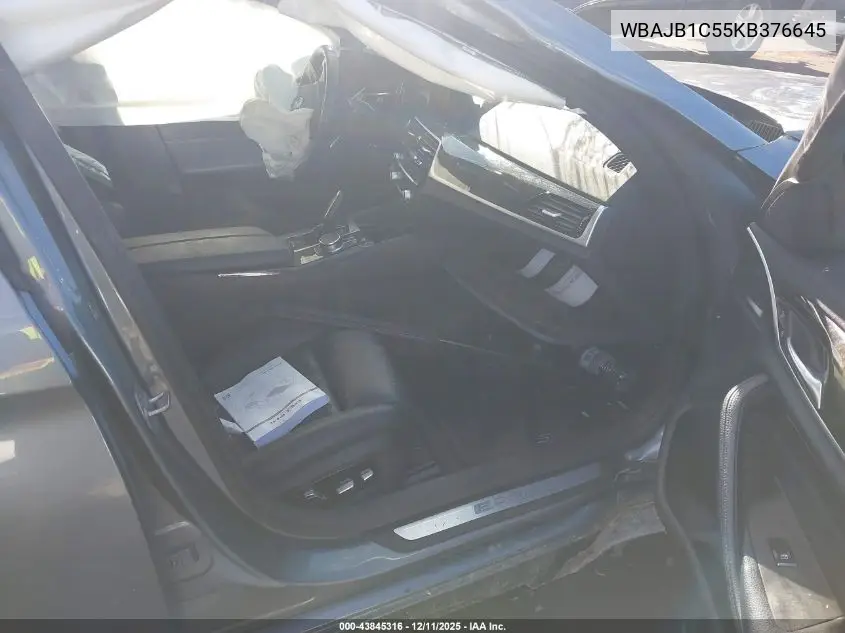 WBAJB1C55KB376645 2019 BMW 530E xDrive Iperformance