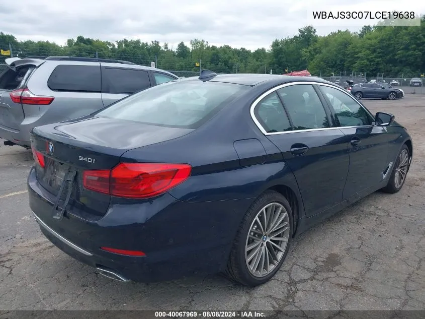 WBAJS3C07LCE19638 2020 BMW 540I xDrive