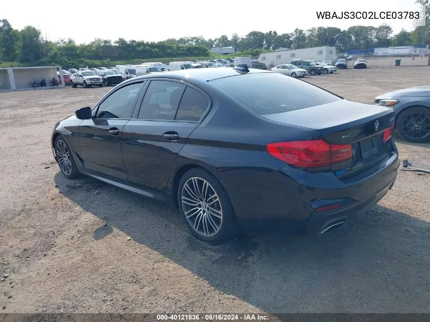 WBAJS3C02LCE03783 2020 BMW 540I xDrive