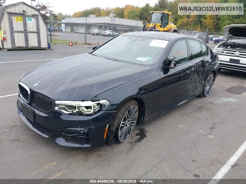 WBAJS3C02LWW83510 2020 BMW 540I xDrive