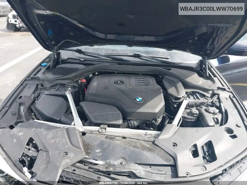 WBAJR3C00LWW70699 2020 BMW 530I