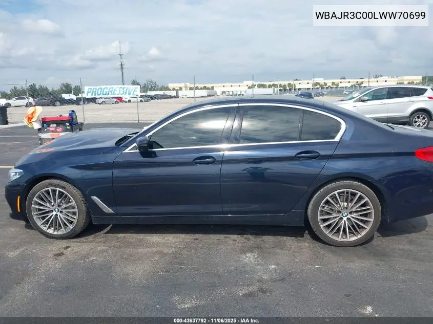 WBAJR3C00LWW70699 2020 BMW 530I