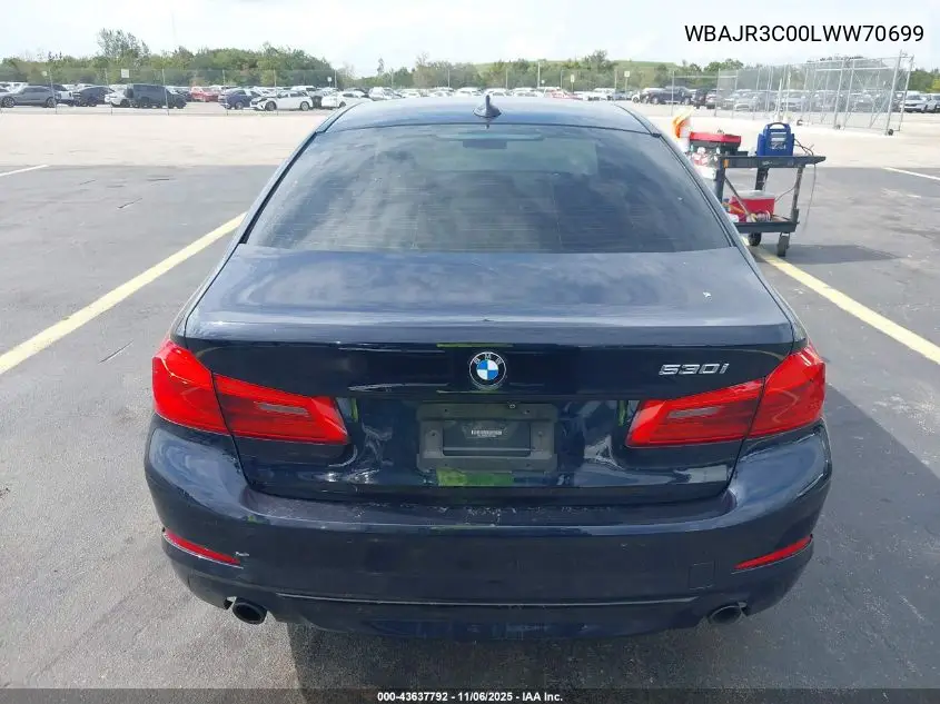 WBAJR3C00LWW70699 2020 BMW 530I