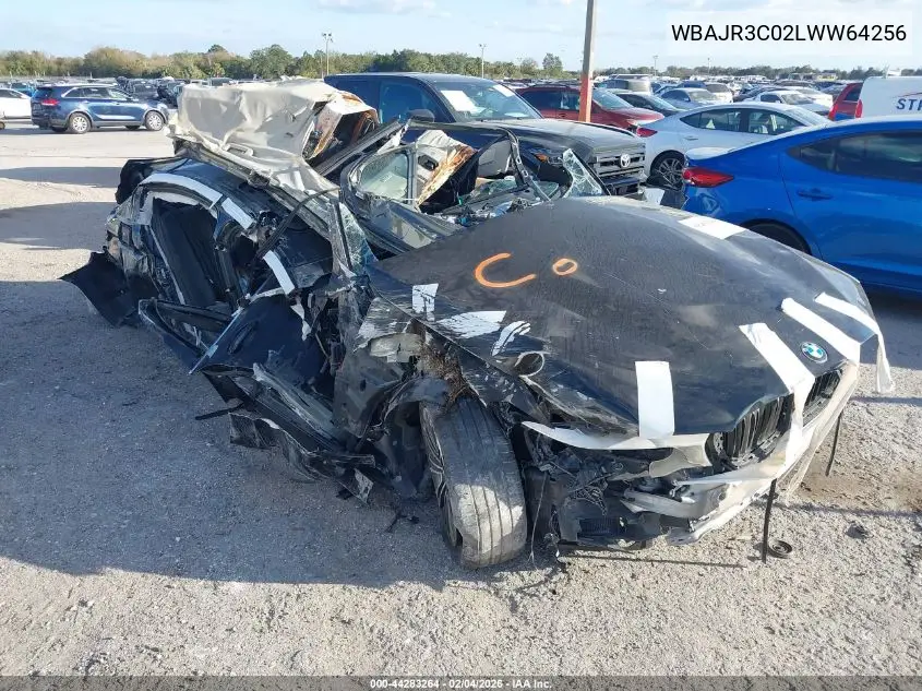 WBAJR3C02LWW64256 2020 BMW 5 Series 530I