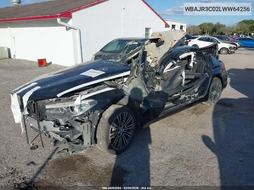 WBAJR3C02LWW64256 2020 BMW 5 Series 530I