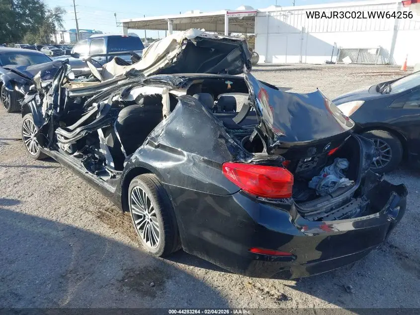 WBAJR3C02LWW64256 2020 BMW 5 Series 530I