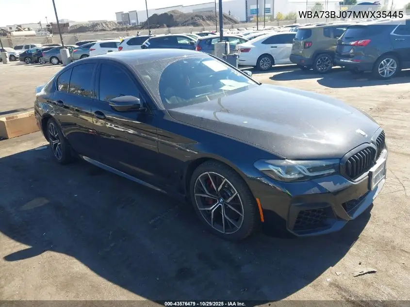 WBA73BJ07MWX35445 2021 BMW 540I xDrive