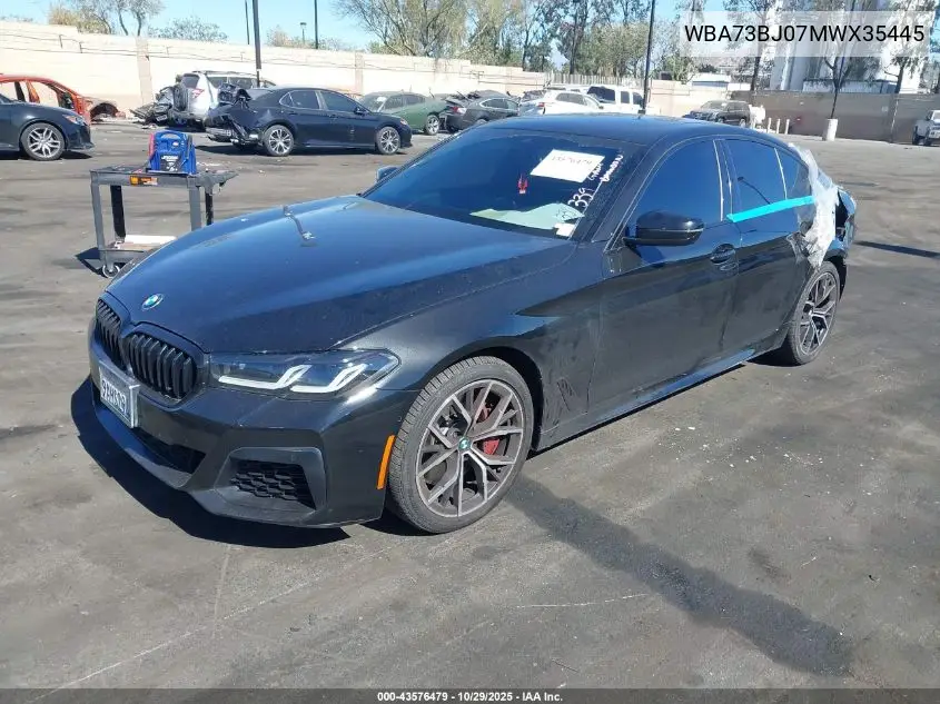 WBA73BJ07MWX35445 2021 BMW 540I xDrive