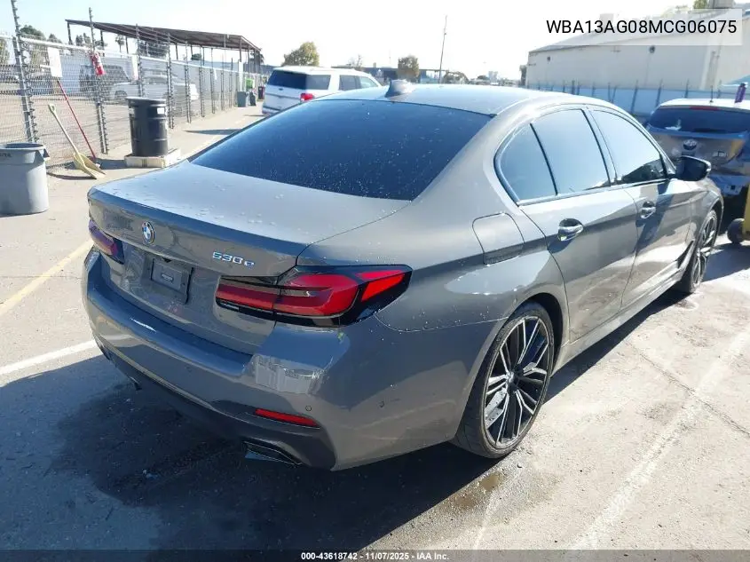 WBA13AG08MCG06075 2021 BMW 530E