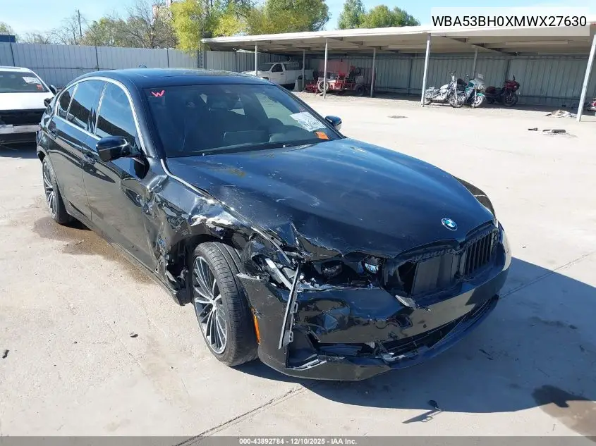 WBA53BH0XMWX27630 2021 BMW 530I