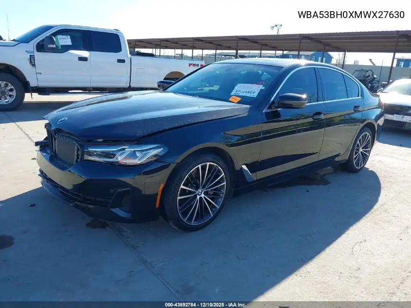 WBA53BH0XMWX27630 2021 BMW 530I