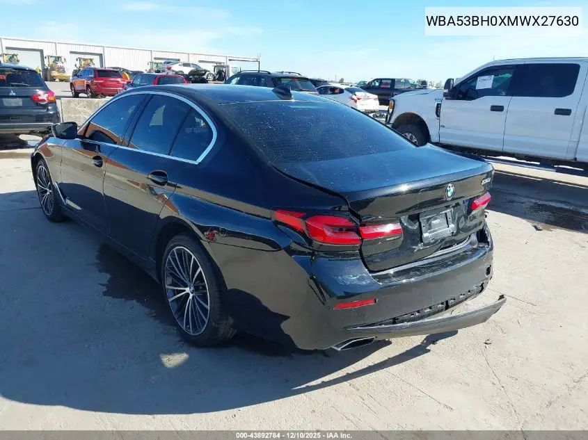 WBA53BH0XMWX27630 2021 BMW 530I