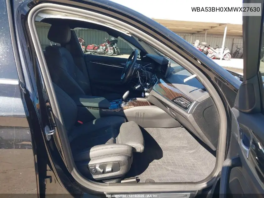 WBA53BH0XMWX27630 2021 BMW 530I
