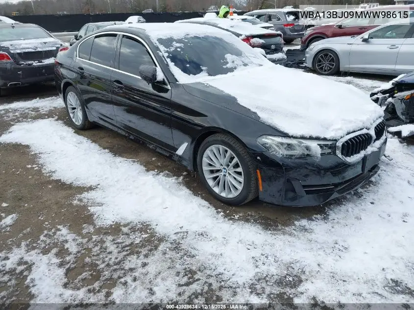 WBA13BJ09MWW98615 2021 BMW 530I xDrive