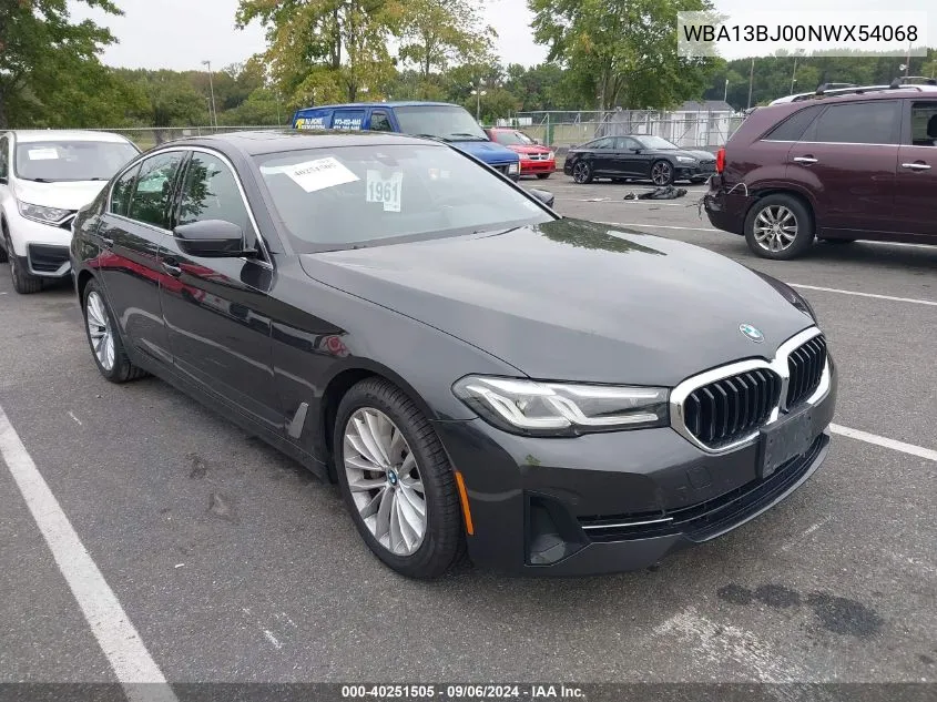 WBA13BJ00NWX54068 2022 BMW 530 Xi