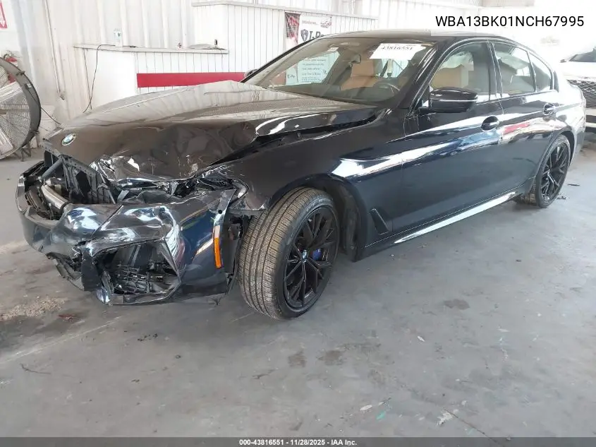 WBA13BK01NCH67995 2022 BMW M550 I xDrive