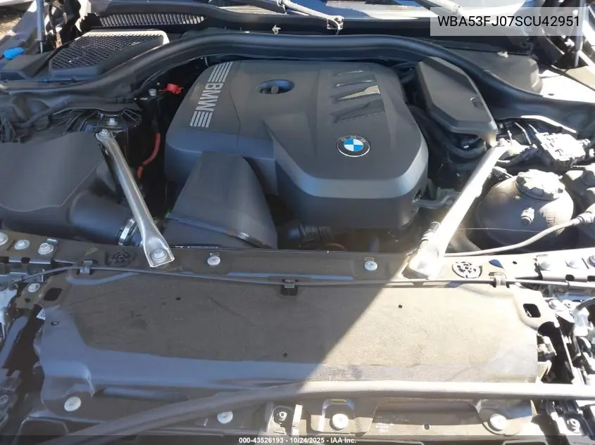 WBA53FJ07SCU42951 2025 BMW 530I xDrive