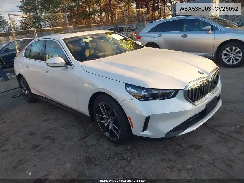 WBA53FJ03TCV25052 2026 BMW 530I xDrive