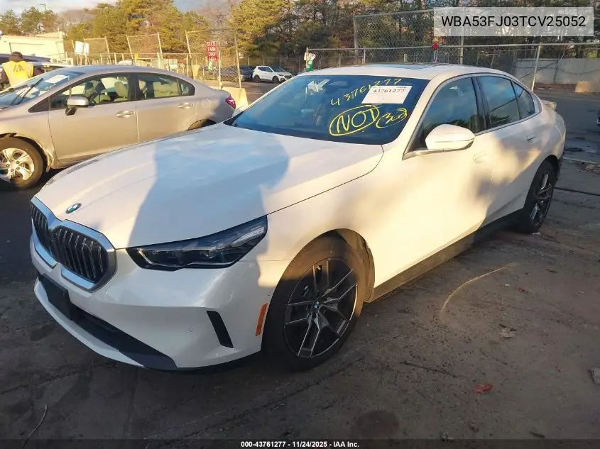 WBA53FJ03TCV25052 2026 BMW 530I xDrive