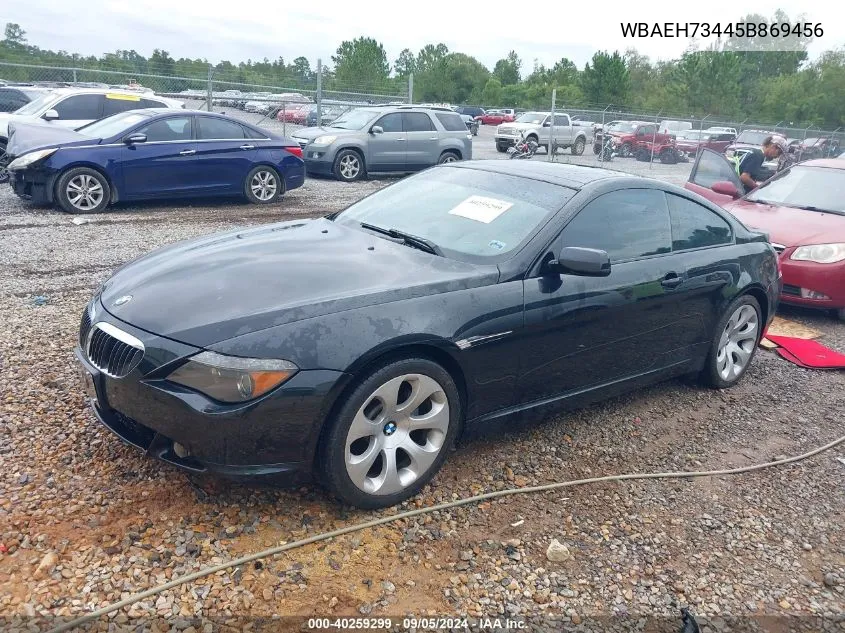 WBAEH73445B869456 2005 BMW 645Ci