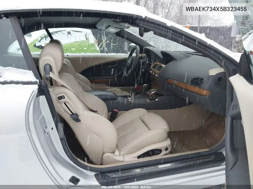 WBAEK734X5B323455 2005 BMW 645Ci