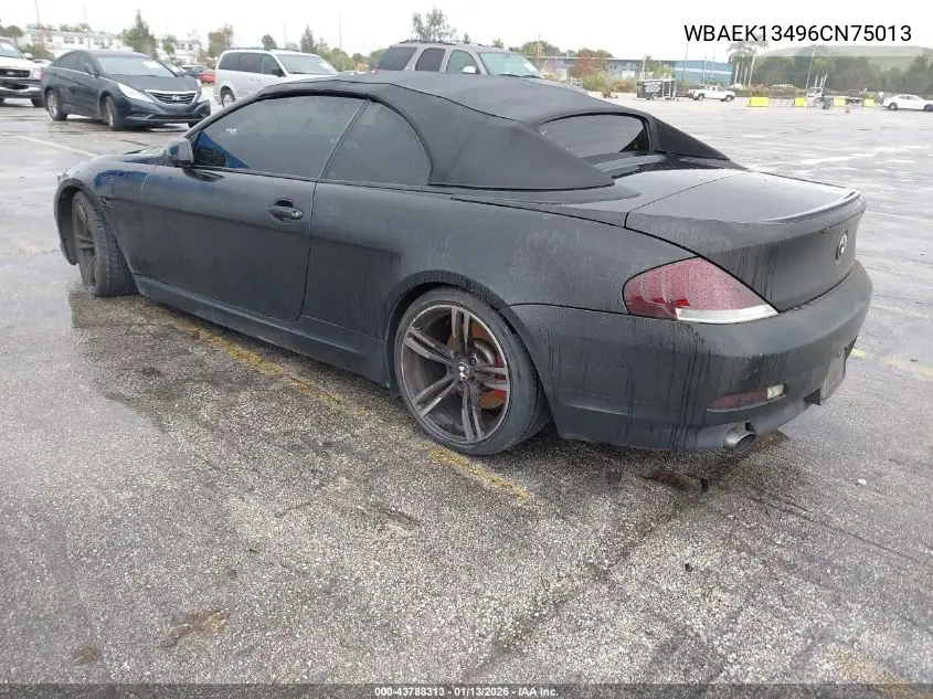 WBAEK13496CN75013 2006 BMW 650I