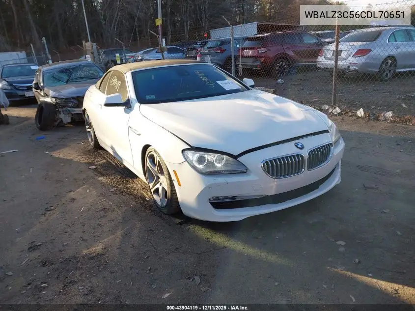 WBALZ3C56CDL70651 2012 BMW 650I