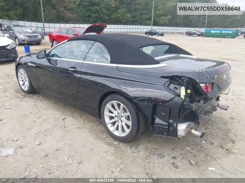 WBALW7C55DDX58648 2013 BMW 640I