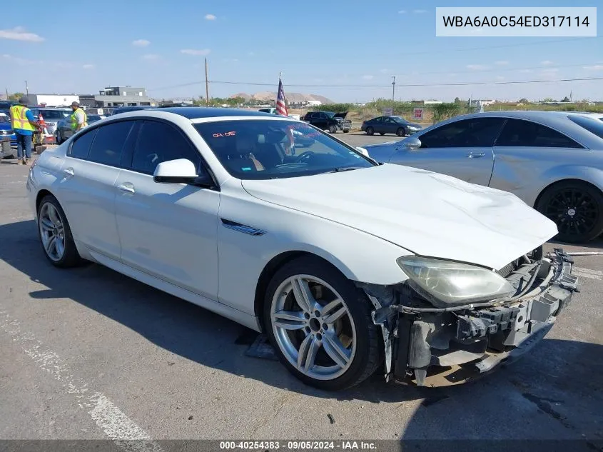 WBA6A0C54ED317114 2014 BMW 640I Gran Coupe I Gran Coupe