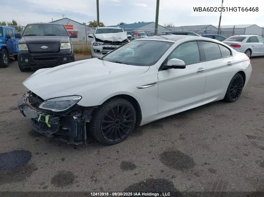WBA6D2C51HGT66468 2017 BMW 640I Gran Coupe xDrive