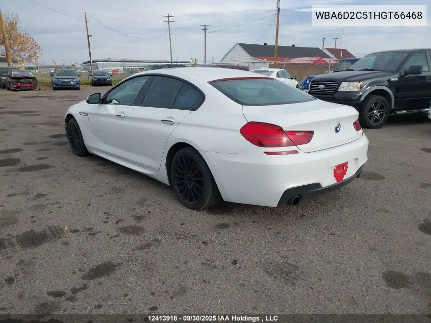WBA6D2C51HGT66468 2017 BMW 640I Gran Coupe xDrive