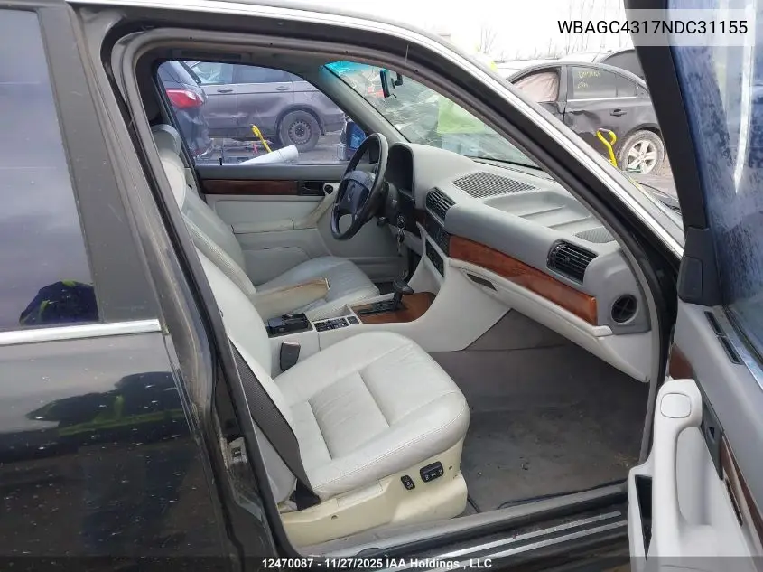 WBAGC4317NDC31155 1992 BMW 735 Il