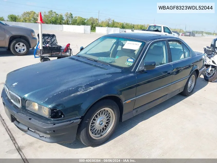 WBAGF8323WDL52044 1998 BMW 740Ia