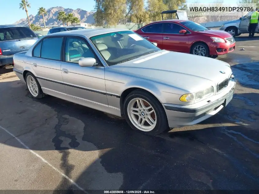 WBAGH83491DP29786 2001 BMW 740Il