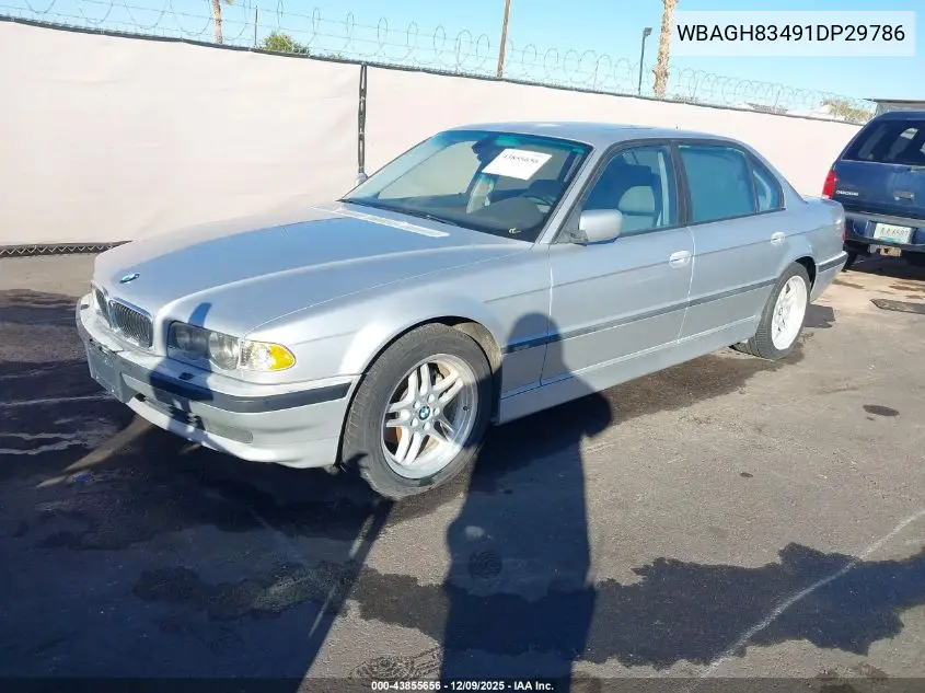 WBAGH83491DP29786 2001 BMW 740Il