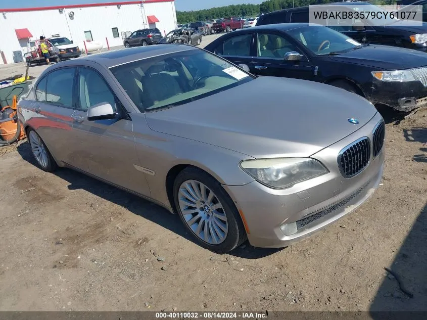 WBAKB83579CY61077 2009 BMW 750Li